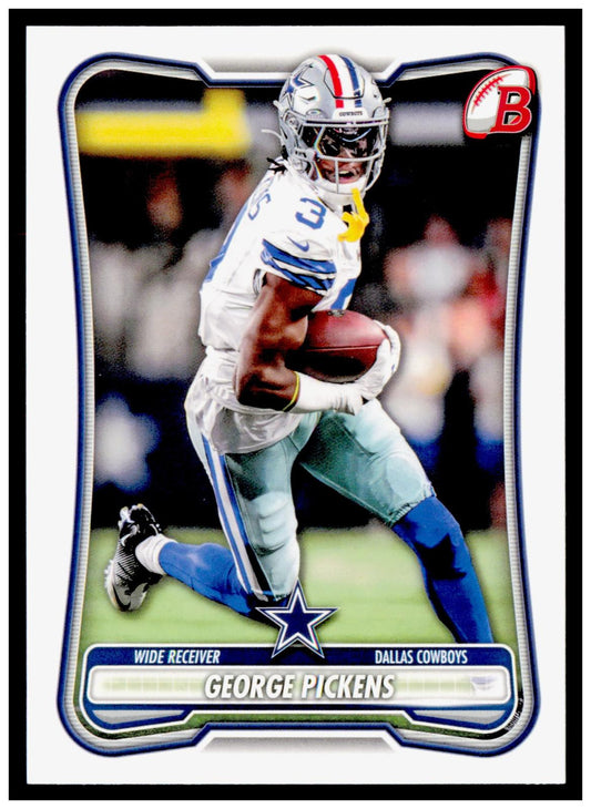 2026 Bowman George Pickens Card Dallas Cowboys