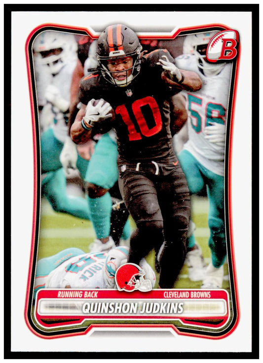 2026 Bowman Quinshon Judkins Card Cleveland Browns