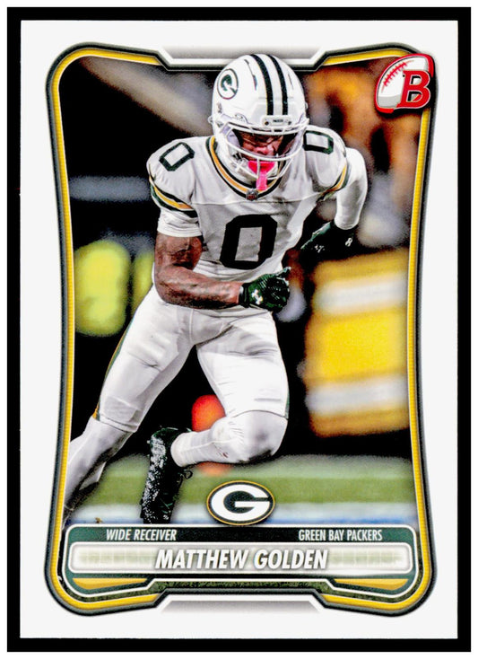 2026 Bowman Matthew Golden Card Chrome Green Bay Packers
