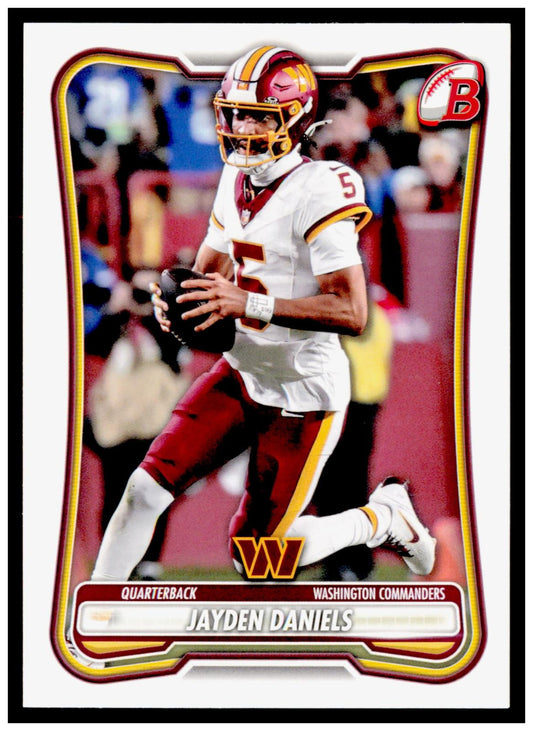 2026 Bowman Jayden Daniels Card Washington Commanders