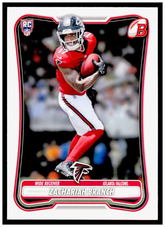2026 Bowman Zachariah Branch Card RC Atlanta Falcons
