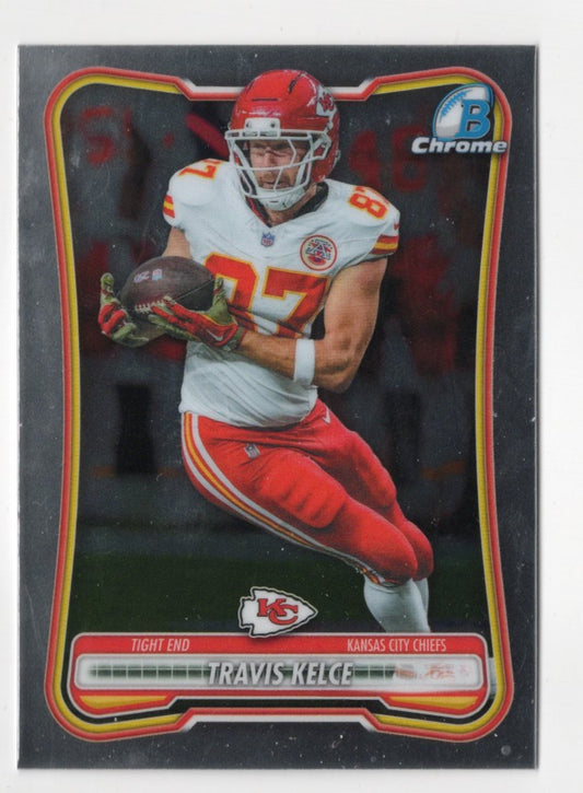 2026 Bowman Travis Kelce Card Chrome Kansas City Chiefs
