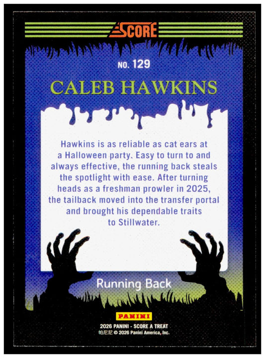 2026 Score-A-Treat Caleb Hawkins Card NIL
