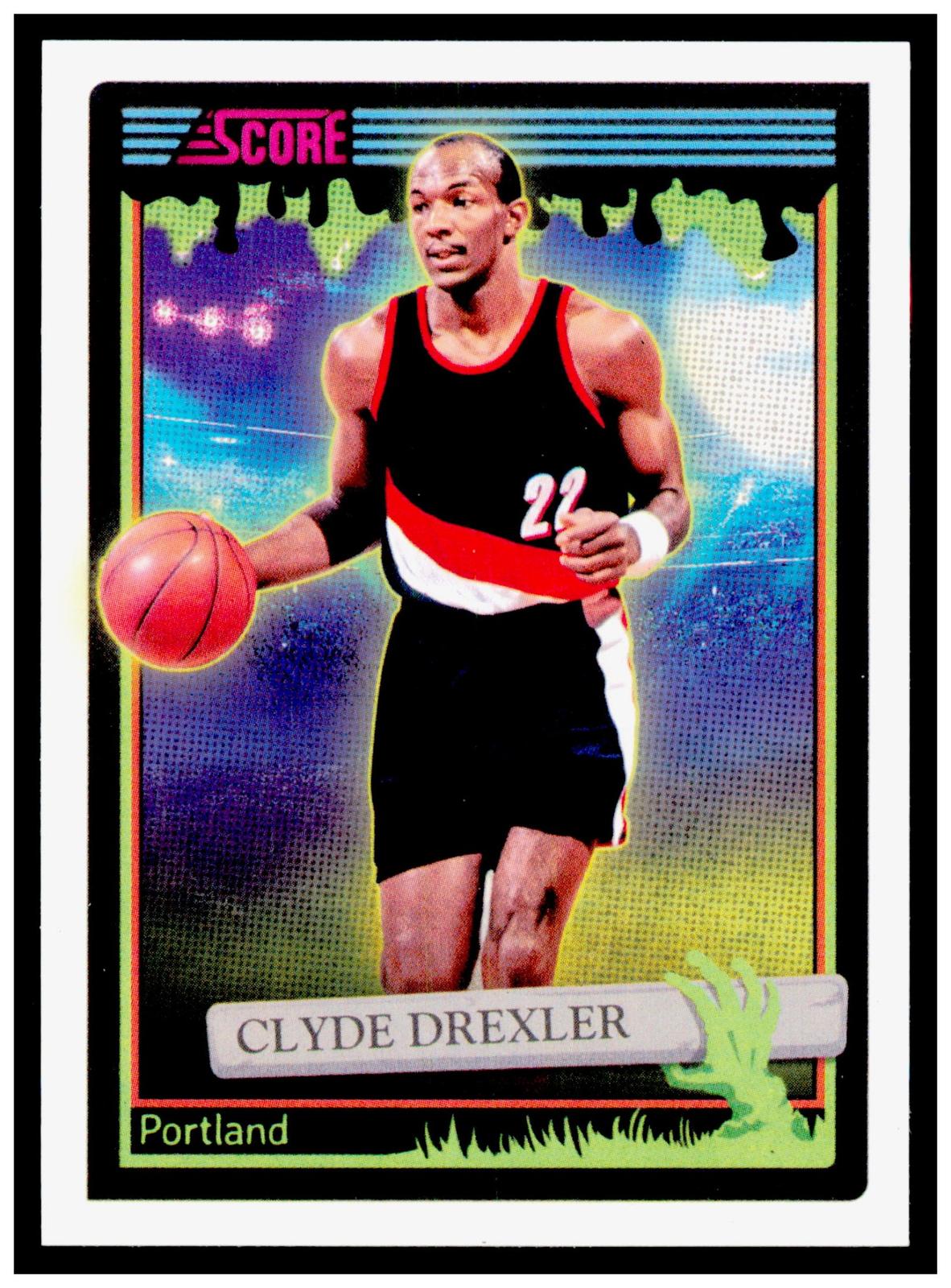 2026 Score-A-Treat Clyde Drexler Card HOF Portland Trail Blazers