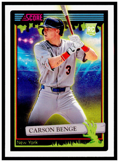 2026 Score-A-Treat Carson Benge Card New York Mets