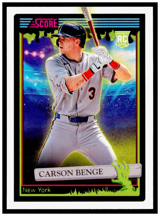 2026 Score-A-Treat Carson Benge Card New York Mets