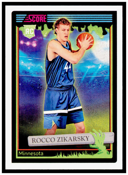 2026 Score-A-Treat Rocco Zikarsky Card Minnesota Timberwolves