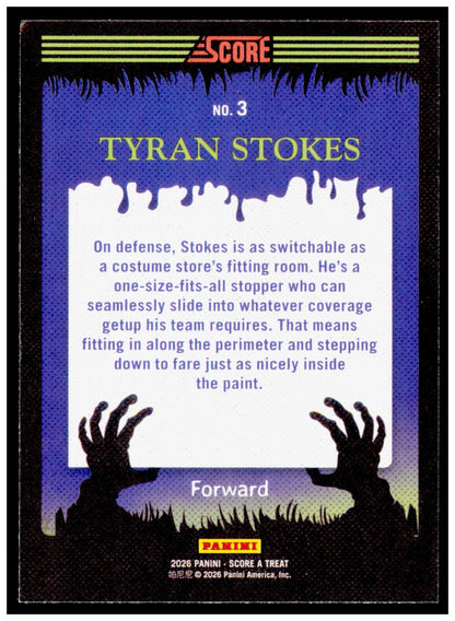 2026 Score-A-Treat Tyran Stokes Card NIL