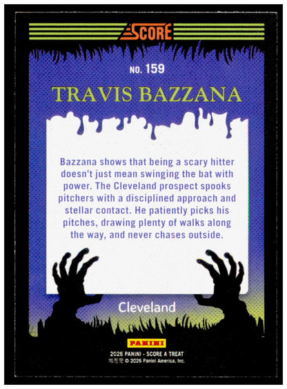 2026 Score-A-Treat Travis Bazzana Card Cleveland Guardians