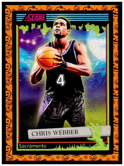2026 Score-A-Treat Chris Webber Card Pumpkins HOF Sacramento Kings