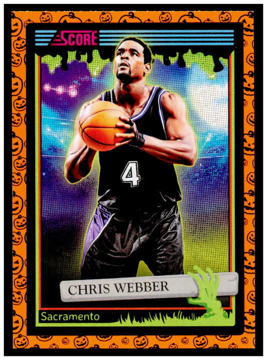 2026 Score-A-Treat Chris Webber Card Pumpkins HOF Sacramento Kings