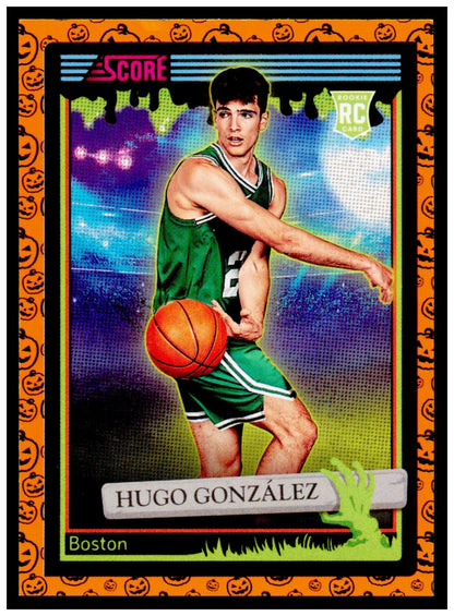 2026 Score-A-Treat Hugo Gonzalez Card Pumpkins Boston Celtics