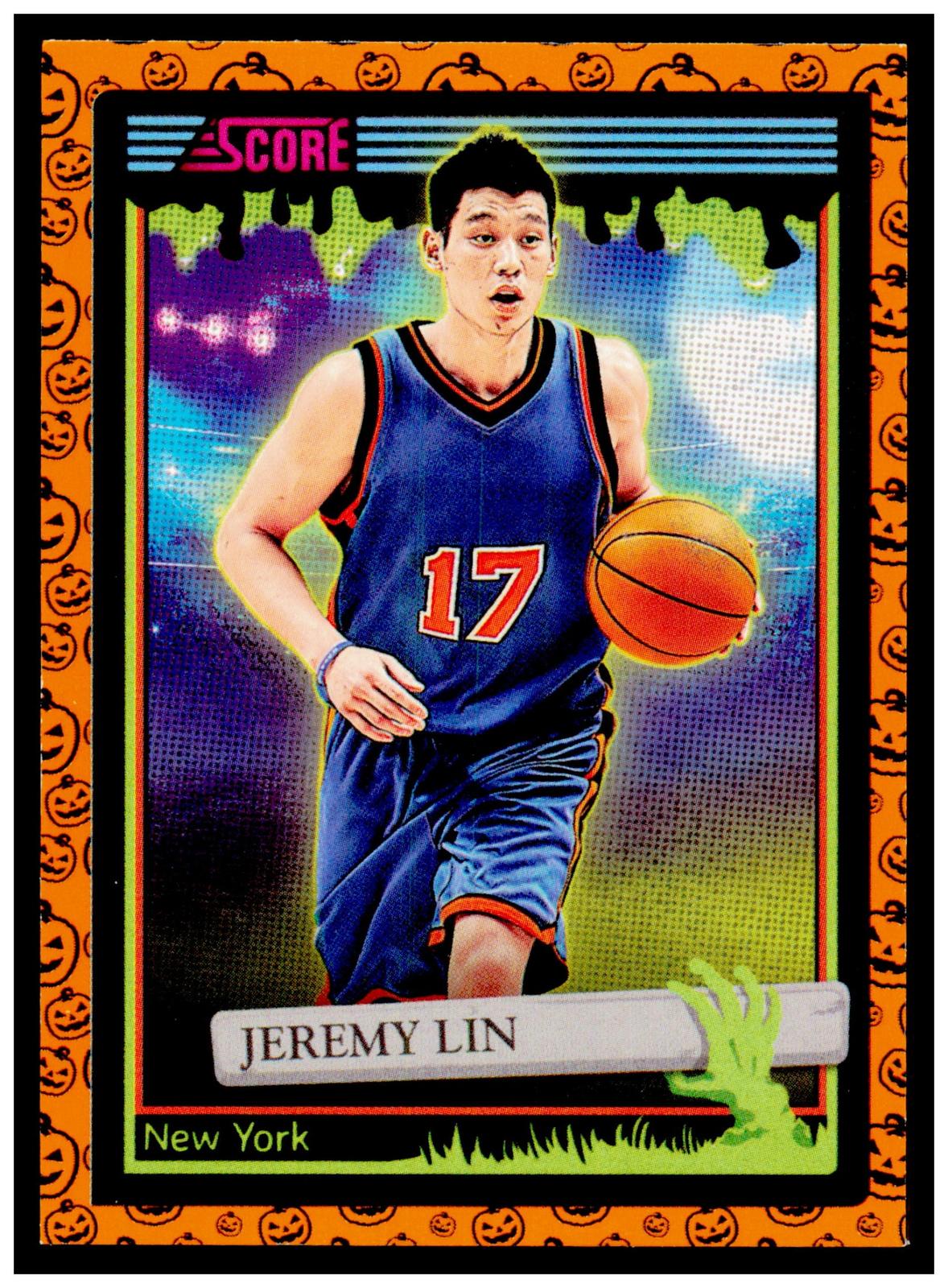 2026 Score-A-Treat Jeremy Lin Card Pumpkins New York Knicks