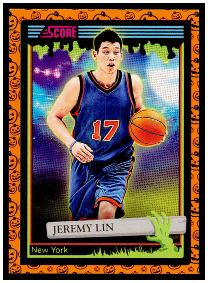 2026 Score-A-Treat Jeremy Lin Card Pumpkins New York Knicks