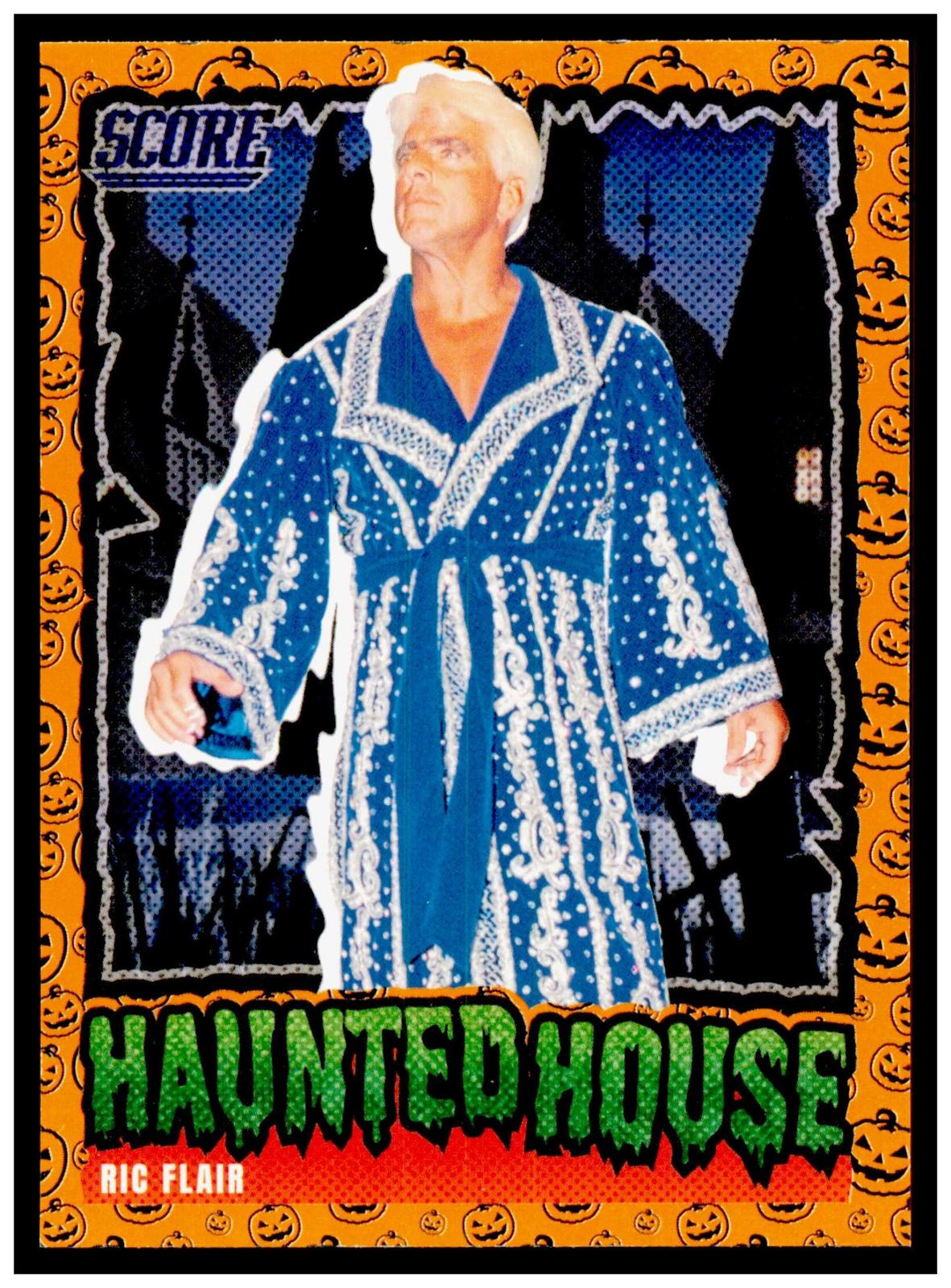 Rick Flair 2026 Score-A-Treat Card Haunted House Pumpkins