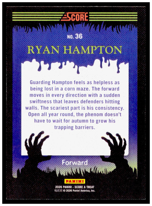 2026 Score-A-Treat Ryan Hampton Card Pumpkins NIL