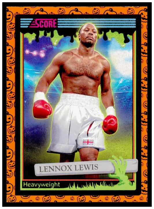 2026 Score-A-Treat Lennox Lewis Card Pumpkins HOF Boxing