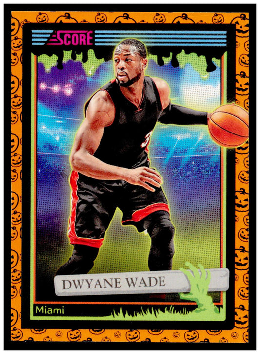 2026 Score-A-Treat Dwyane Wade Card Pumpkins HOF Miami Heat