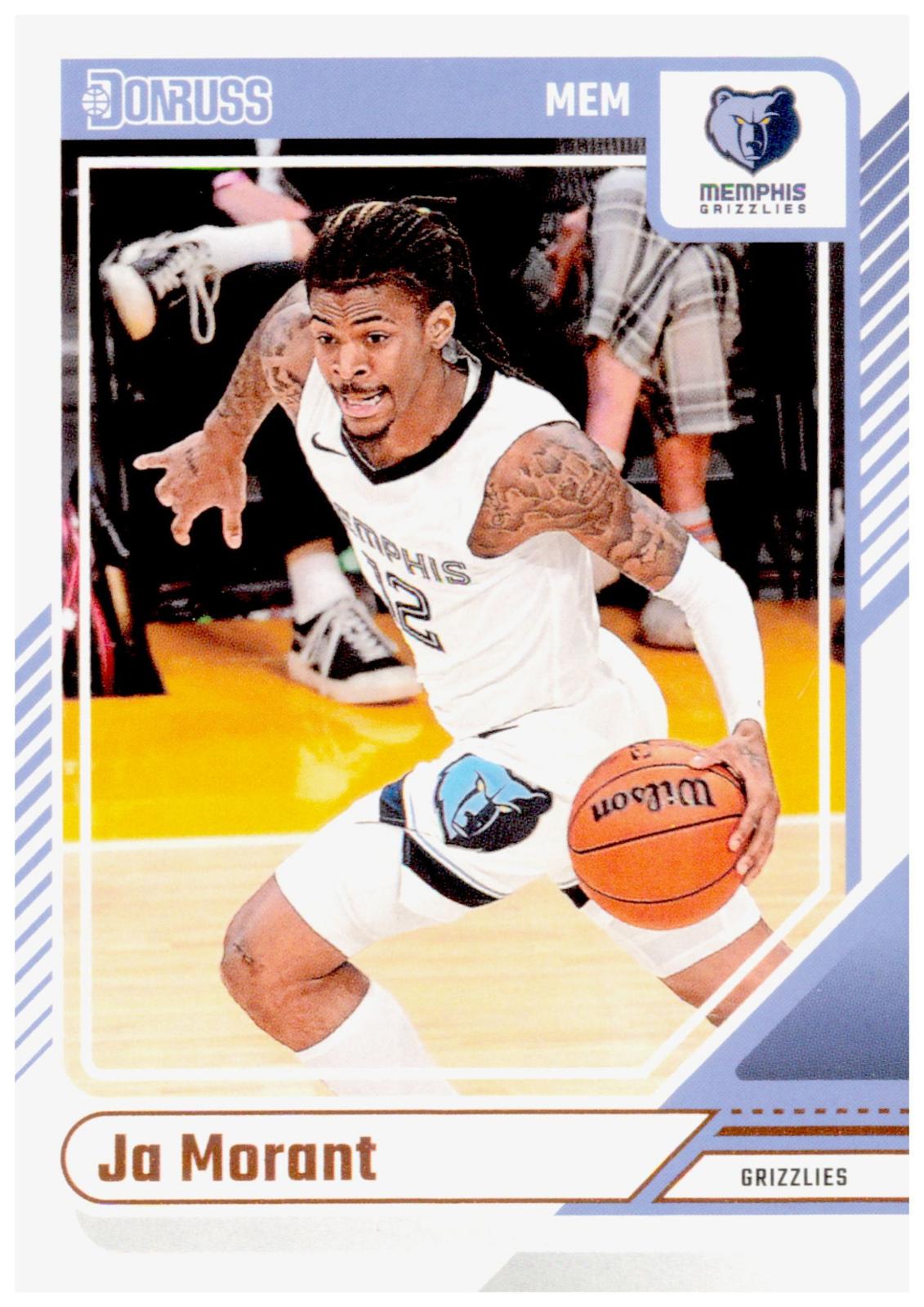2024-25 Donruss Ja Morant Card Memphis Grizzlies
