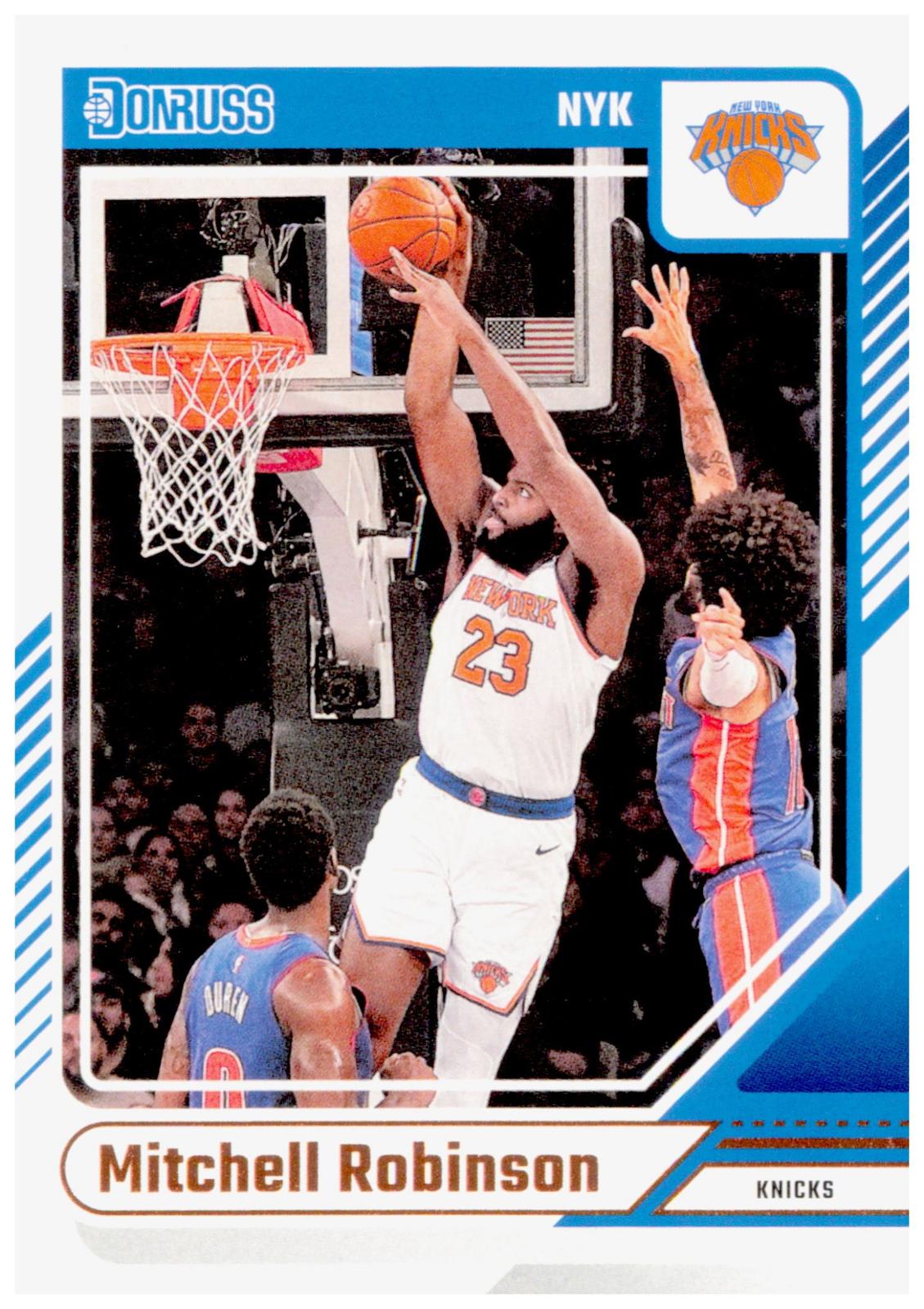 2024-25 Donruss Mitchell Robinson Card New York Knicks