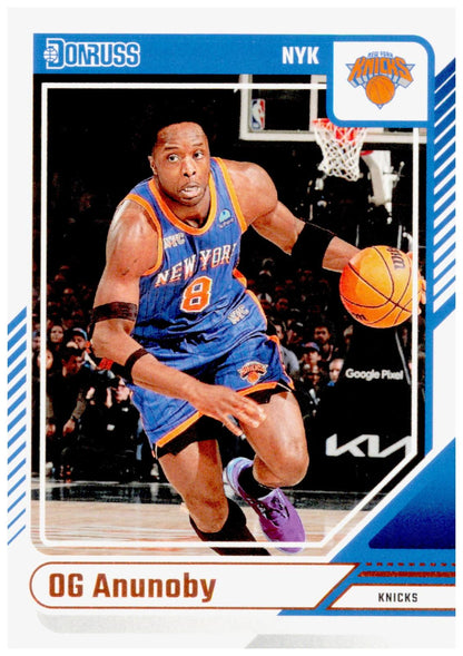 2024-25 Donruss OG Anunoby Card New York Knicks