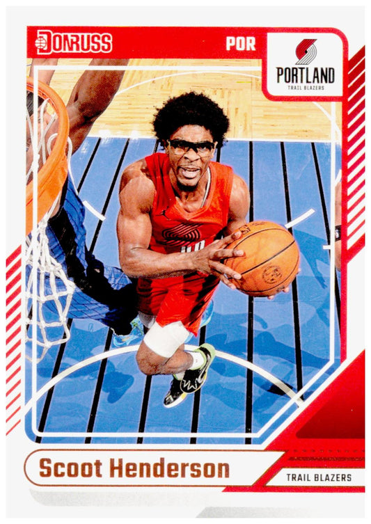 2024-25 Donruss Scoot Henderson Card Portland Trail Blazers