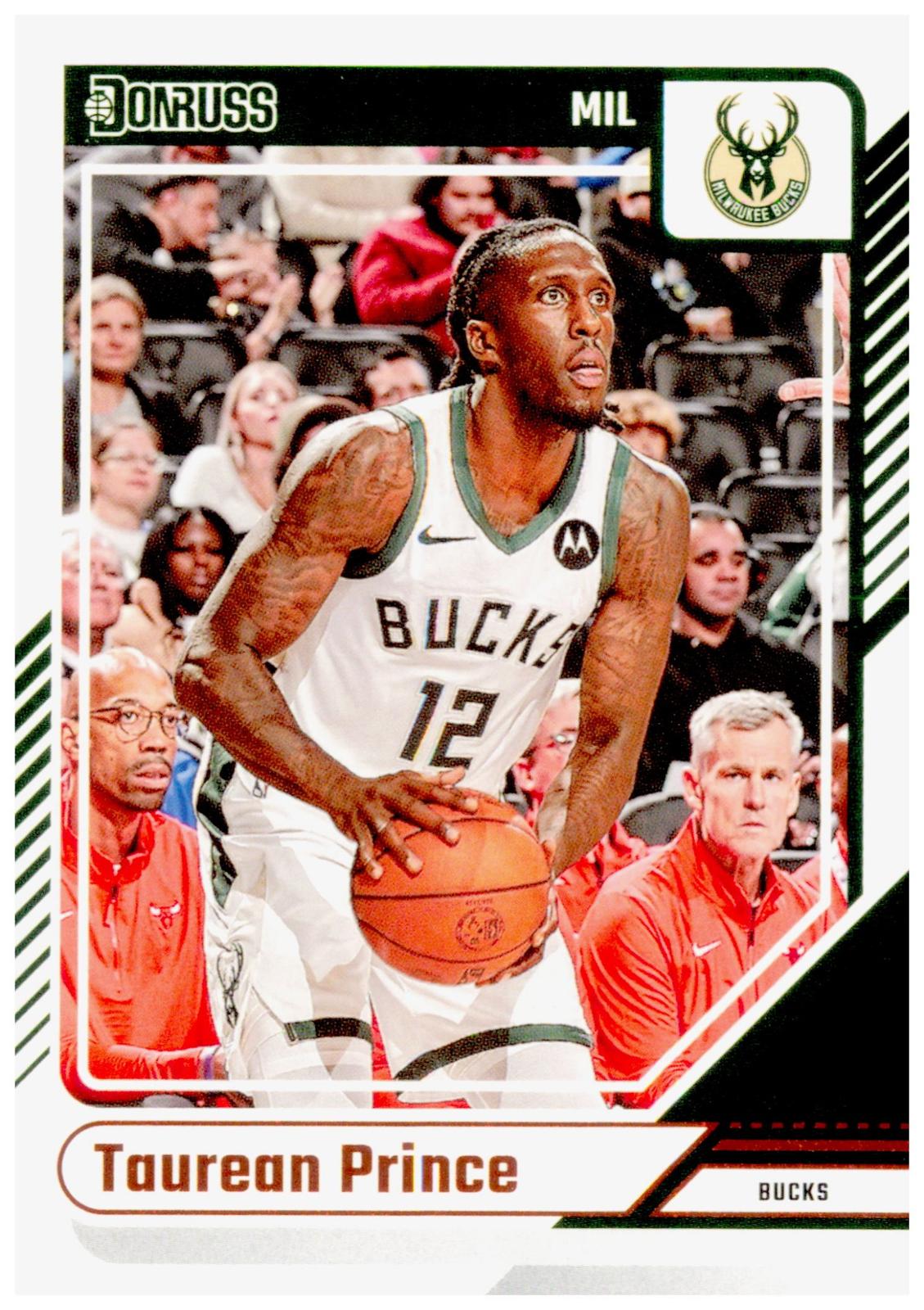 2024-25 Donruss Taurean Prince Card Milwaukee Bucks