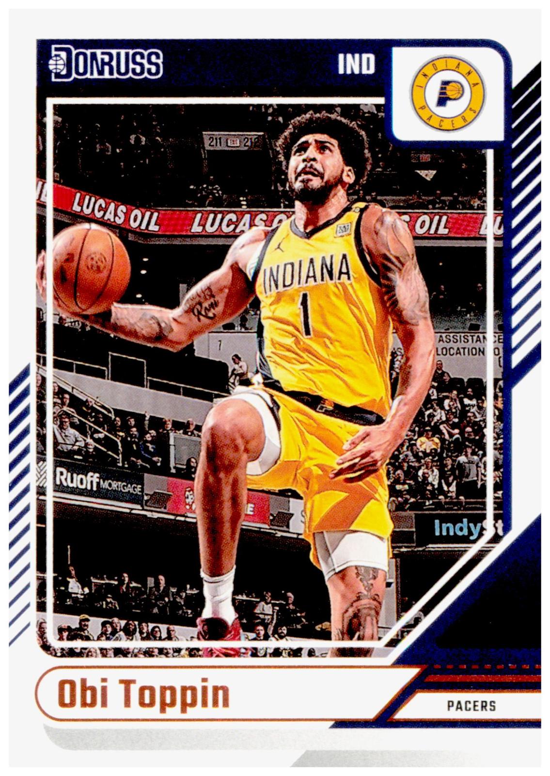 2024-25 Donruss Obi Toppin Card Indiana Pacers