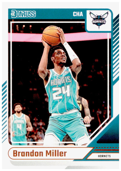2024-25 Donruss Brandon Miller Card Charlotte Hornets