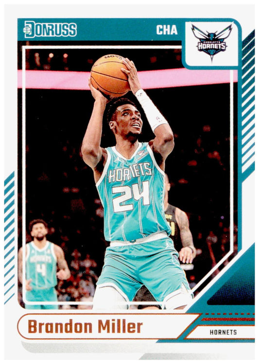 2024-25 Donruss Brandon Miller Card Charlotte Hornets