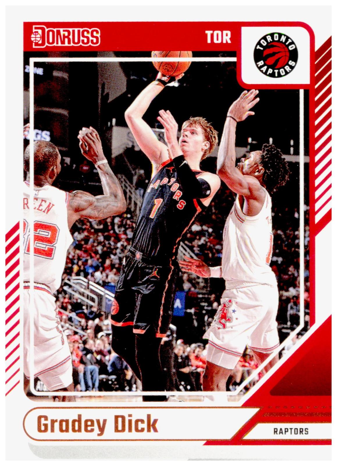 2024-25 Donruss Gradey Dick Card Toronto Raptors