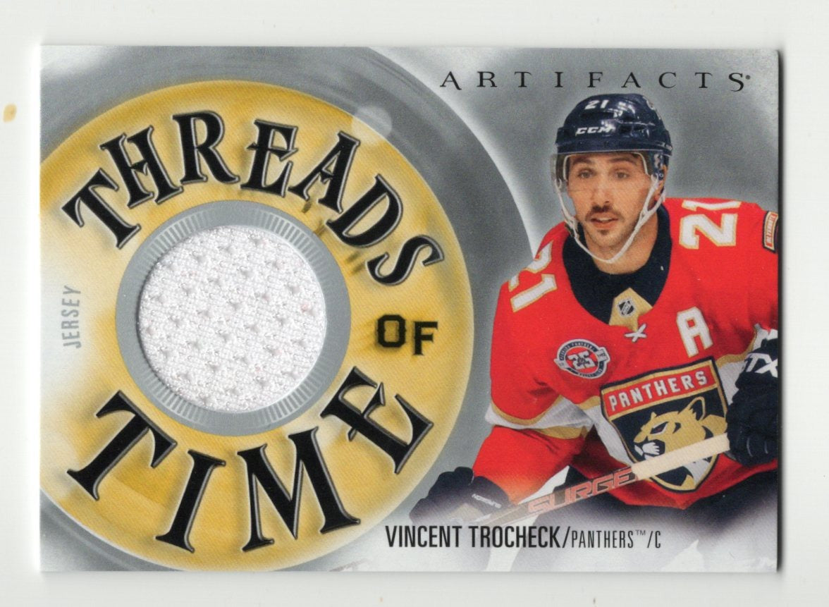 2026-27 Upper Deck Artifacts Vincent Trocheck Card Threads of Time MEM Florida