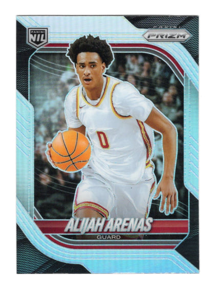2025-26 Panini Prizm Alijah Arenas Card Silver Prizm USC Trojans