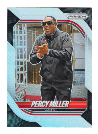 2025-26 Panini Prizm Percy Miller Card Silver Prizm Houston Cougars