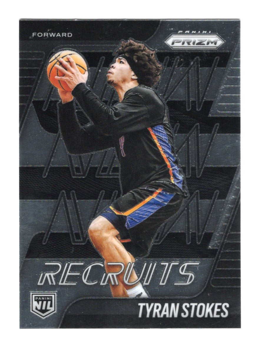 2025-26 Panini Prizm Tyran Stokes Card New Recruits NIL