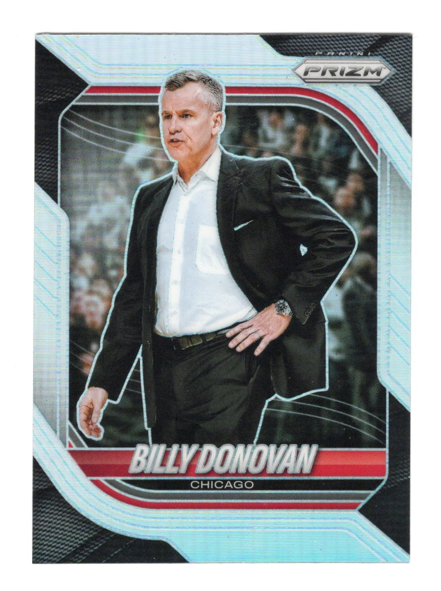 2025-26 Panini Prizm Billy Donovan Card Silver Prizm Chicago Bulls