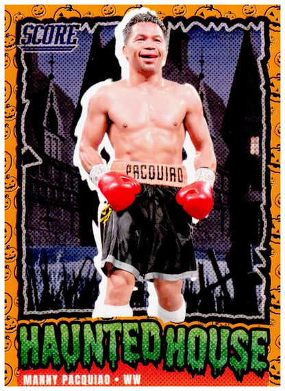 2026 Panini Score-A-Treat Manny Pacquiao Haunted House #250 Pumpkins Parallel