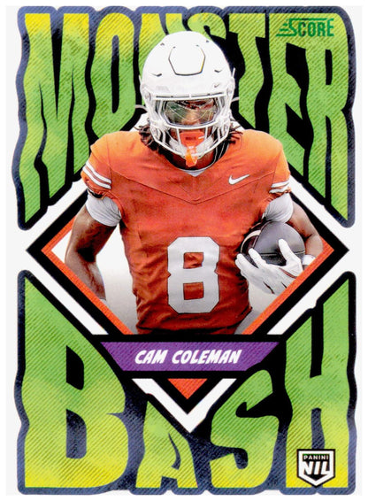 2026 Panini Score-A-Treat Monster Bash Cam Coleman #286 Texas Longhorns RC NIL