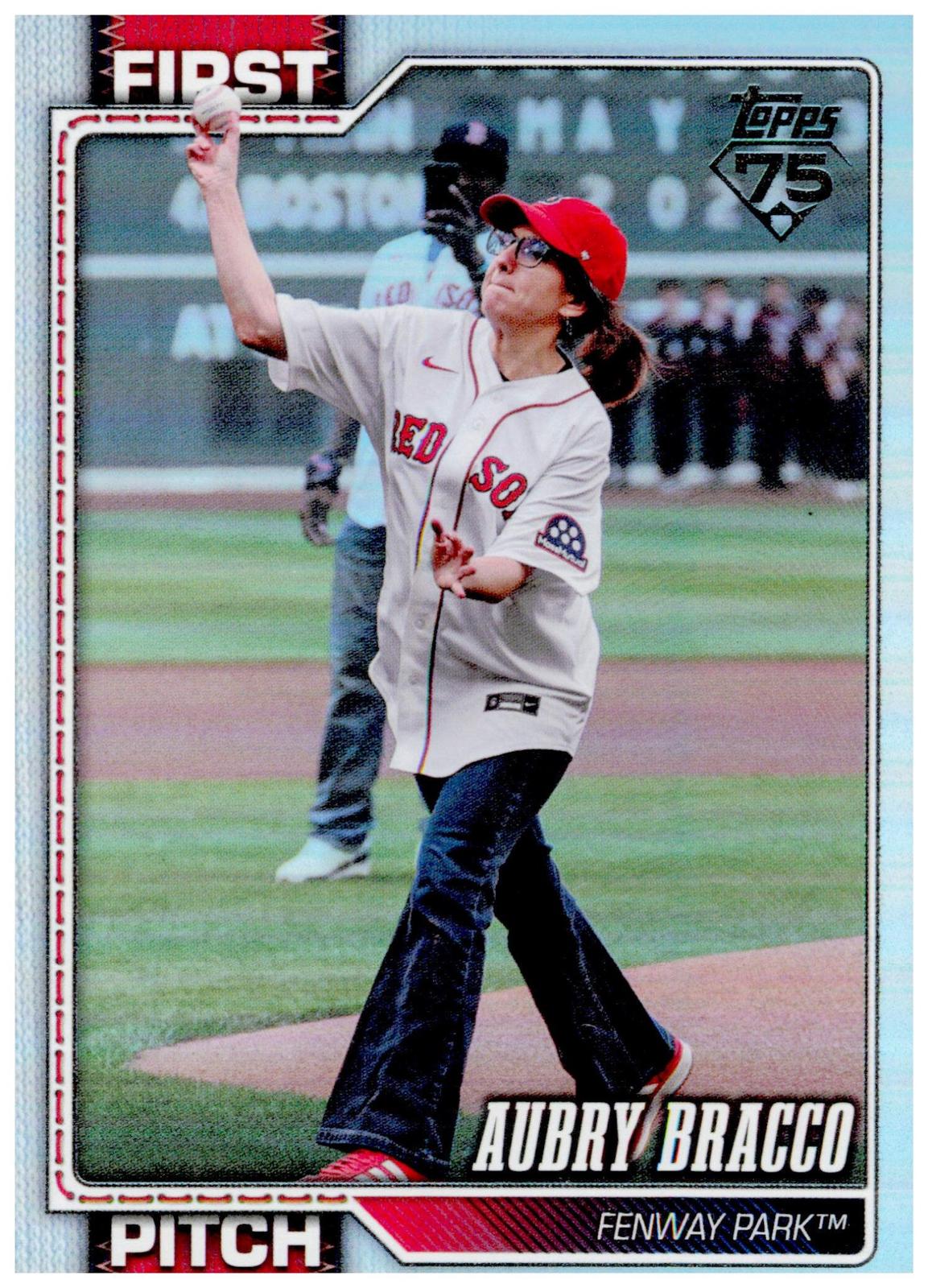 2026 Topps Update Aubry Bracco Card First Pitch New York Yankees Rainbow Foil