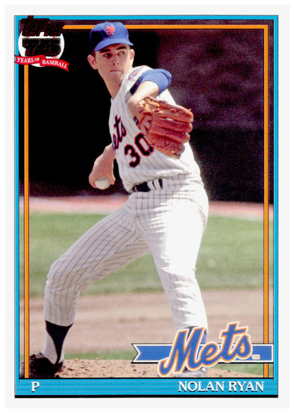 2026 Topps Update Nolan Ryan Card 1991 Topps Baseball 35th Anniversary HOF  Mets