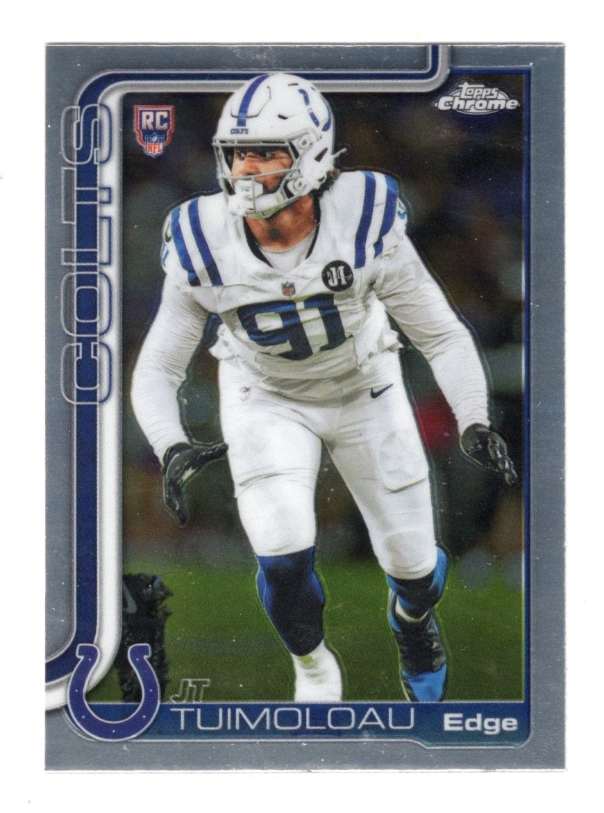 2025 Topps Chrome JT Tuimoloau Card RC Indianapolis Colts