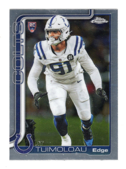 2025 Topps Chrome JT Tuimoloau Card RC Indianapolis Colts