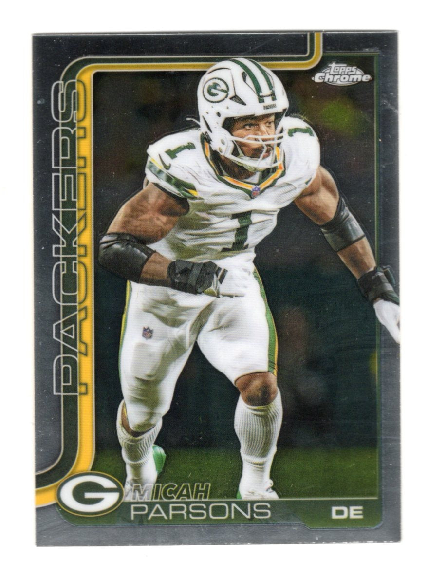 2025 Topps Chrome Micah Parsons Card Green Bay Packers