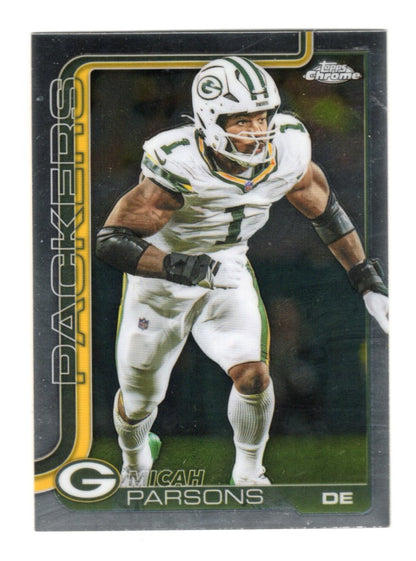2025 Topps Chrome Micah Parsons Card Green Bay Packers