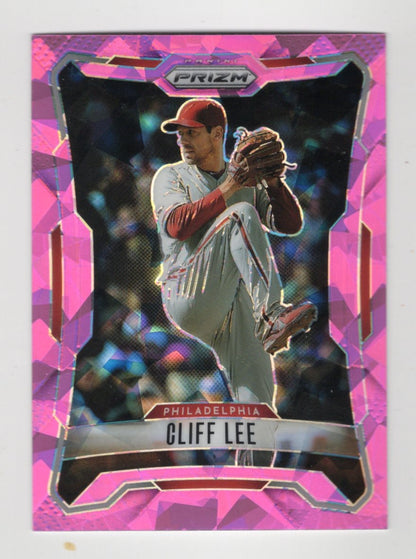 2026 Panini Prizm Cliff Lee Card Pink Ice Prizm Philadelphia Phillies