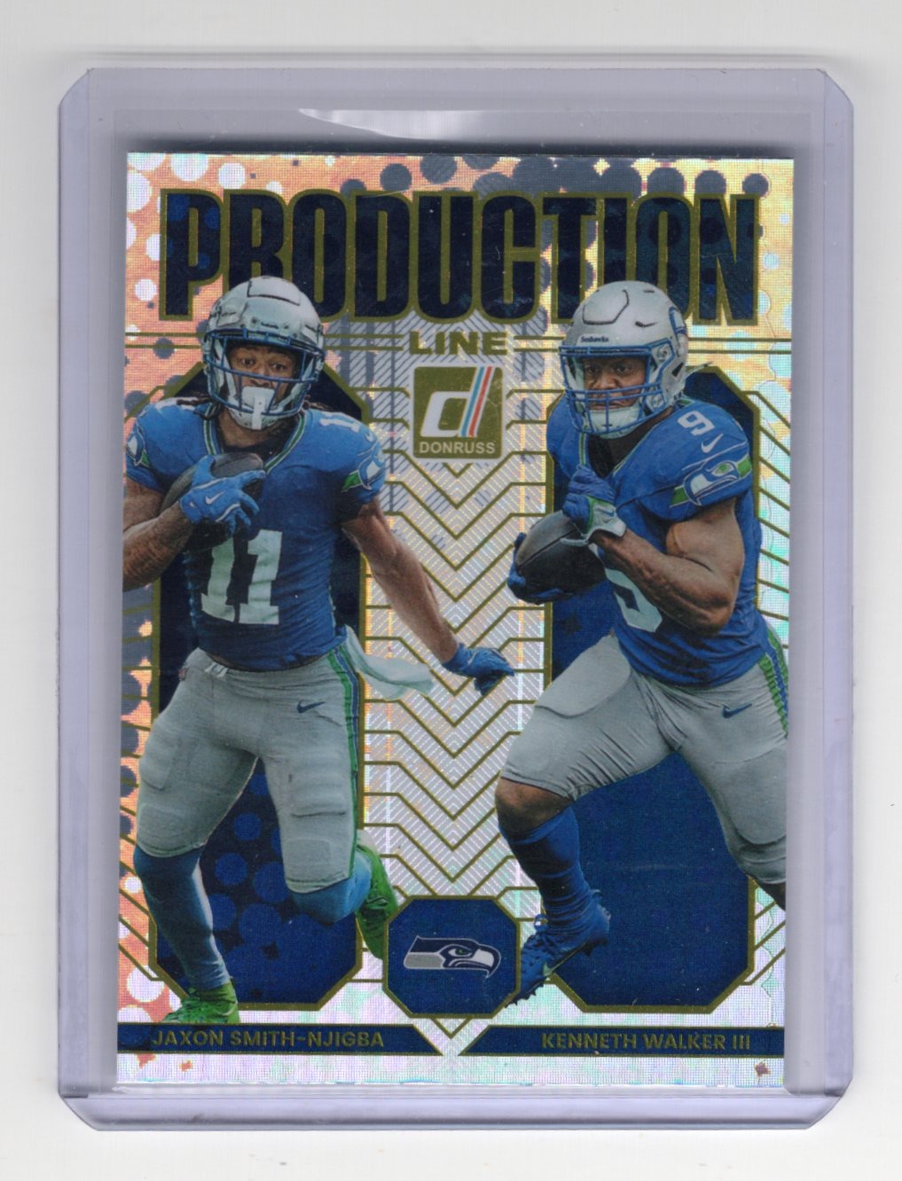 2025 Donruss Jaxon Smith-Njigba / Kenneth Walker Production Line Seahawks
