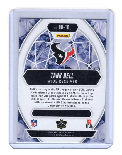 2025 Panini Absolute Tank Dell Card Draft Diamonds Houston Texans