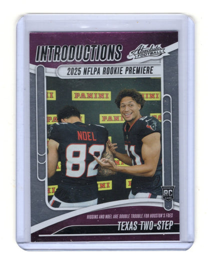 2025 Panini Absolute Texas Two-Step Card Introductions Houston Texans