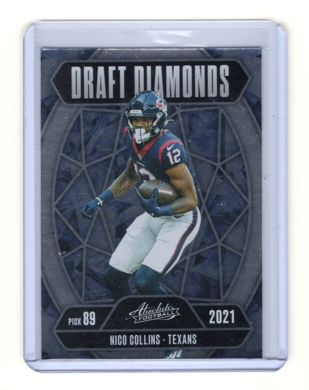 2025 Panini Absolute Nico Collins Card Draft Diamonds Houston Texans
