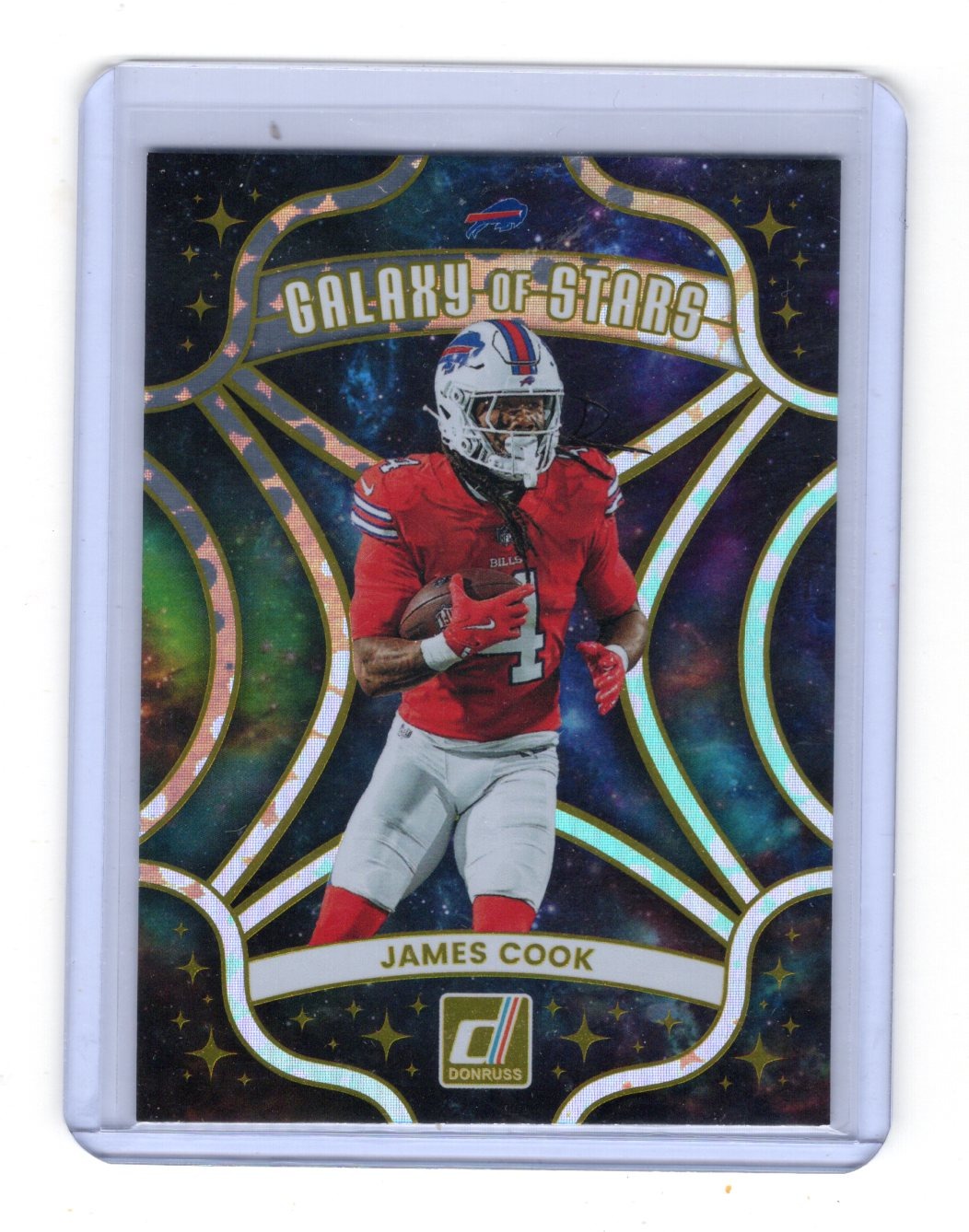 2025 Donruss James Cook Card Galaxy of Stars Buffalo Bills